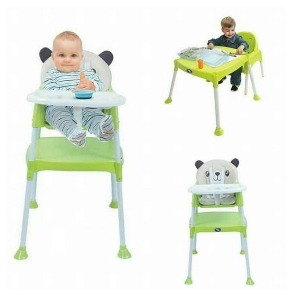 Baby Safe Separable High Chair  Green PATTA